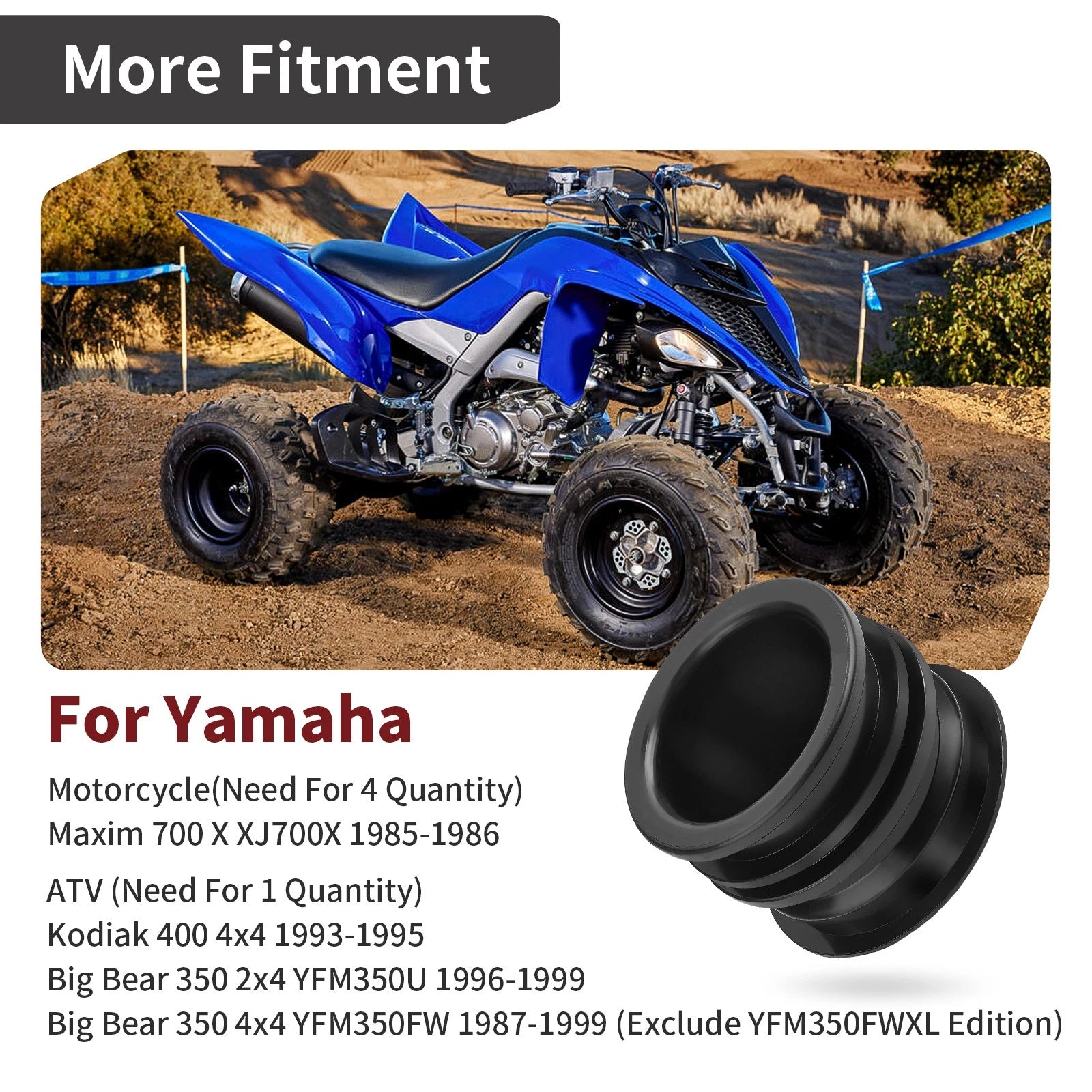Air Box Tube Connector for Yamaha Maxim X 700 XJ700X (1985–1986) 1AA-14453-00-00