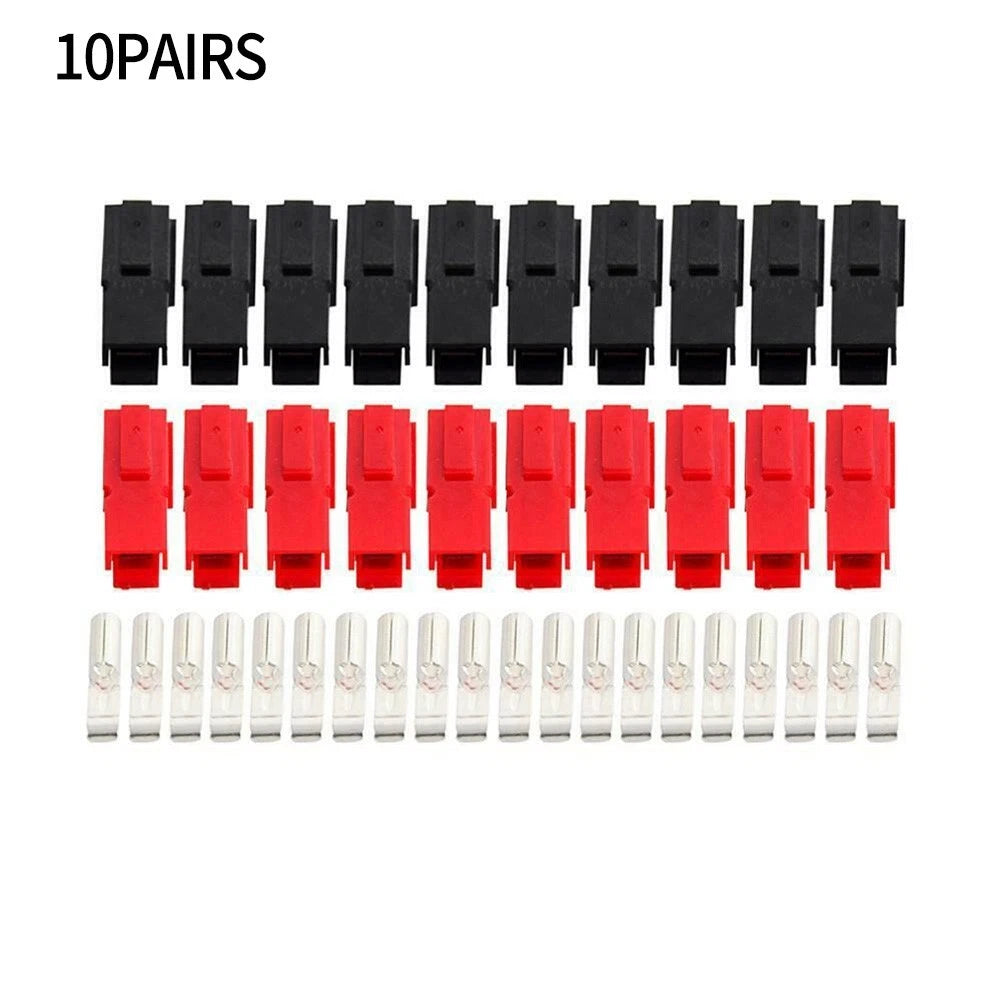 10 Pair Red Black 30 Amp 600V Anderson Plug Marine Power Connector