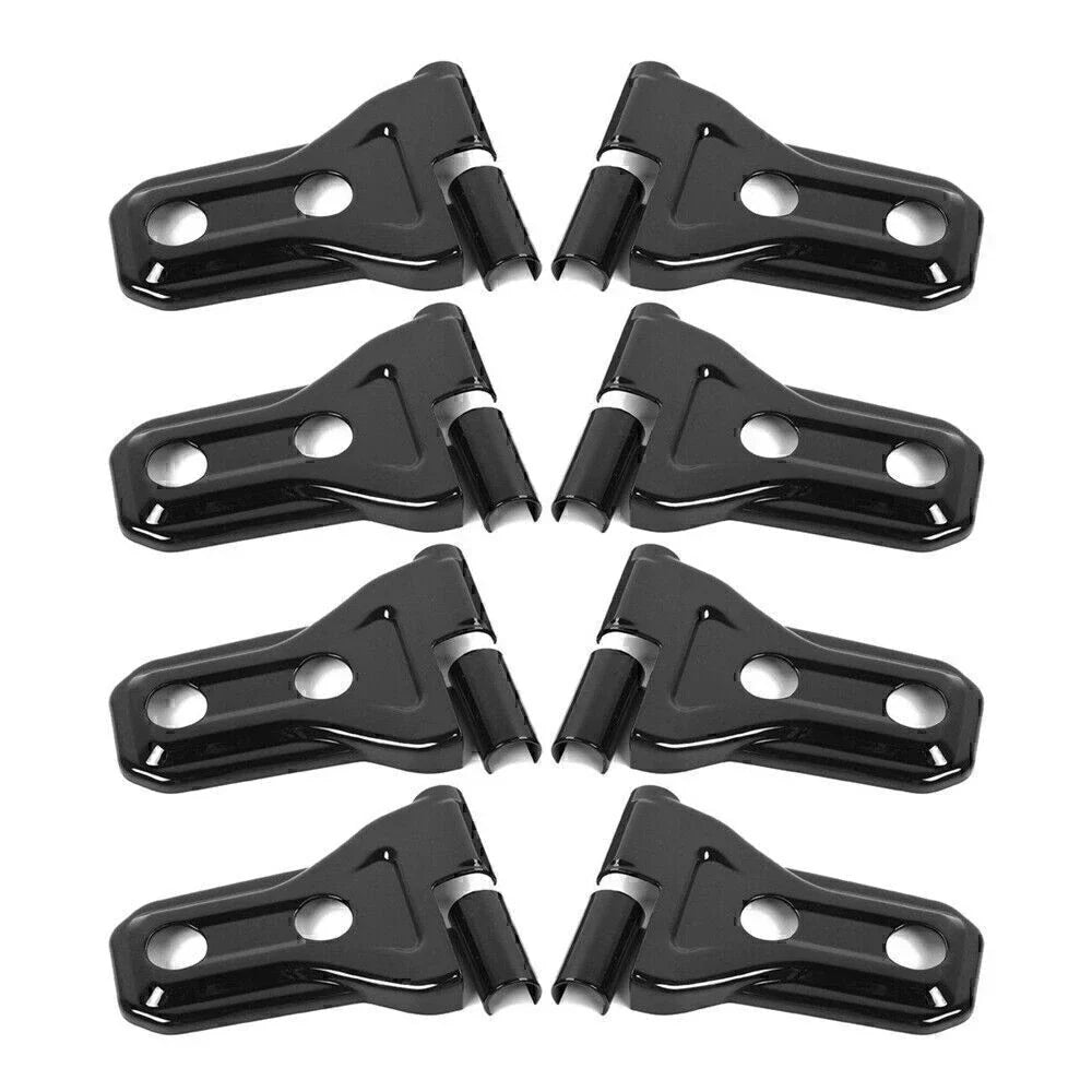 8pcs Black Door Hinge Covers for 2018+ Jeep Wrangler JL 2/4 Door Accessories