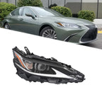 LED DRL Headlight for Lexus ES350 (2019–2021) Black Right Side Clear Lens