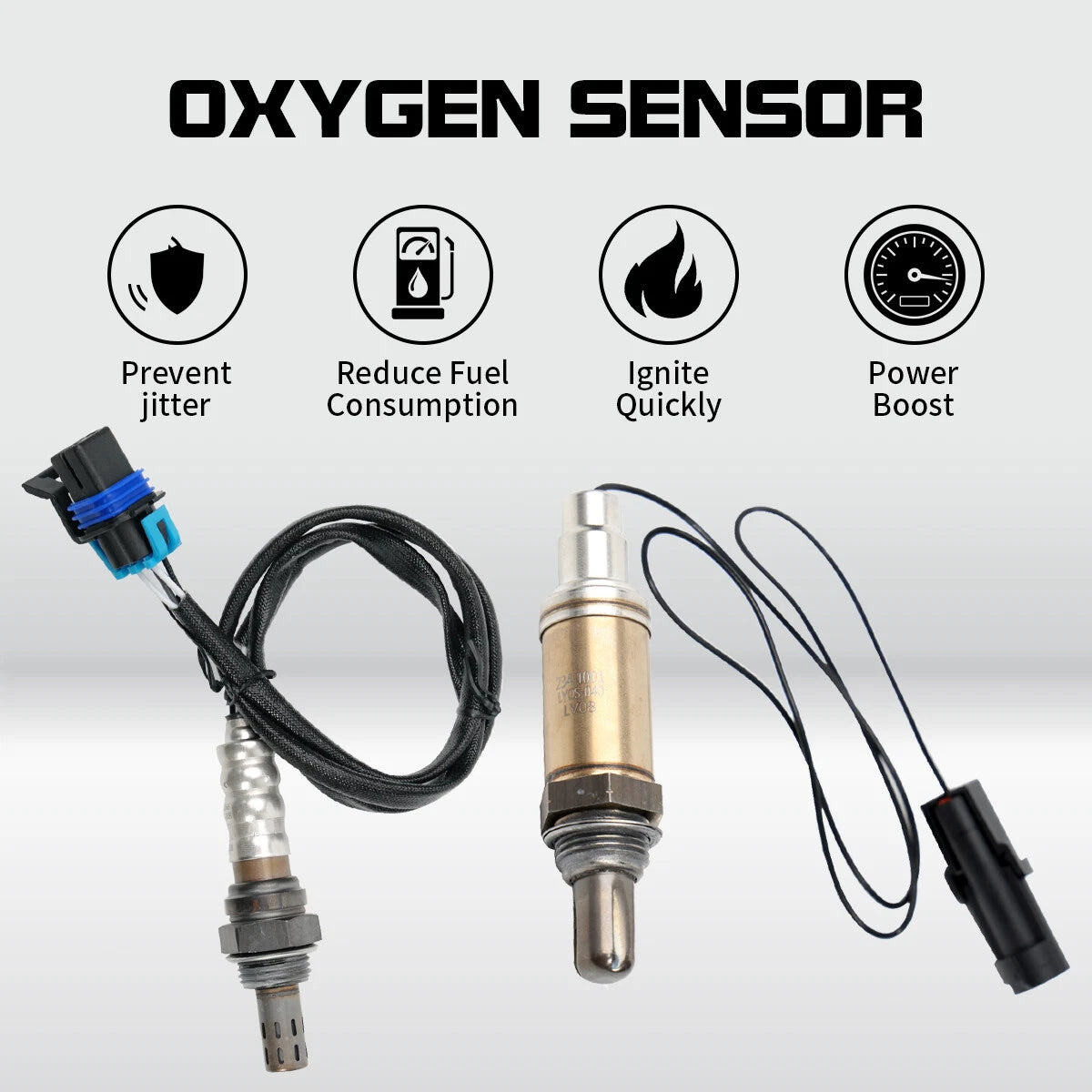 2pcs O2 Oxygen Sensor for Chevy S10 GMC Sonoma L4 2.2L (1994–2004) 234-1001 234-4066