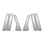 6Pc Chrome Pillar Post Covers for Ford Focus (2000–2007)