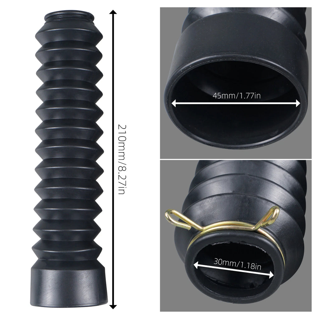 30MM Rubber Fork Boots Gators for Honda ATC185S (1983) ATC200S (1984)
