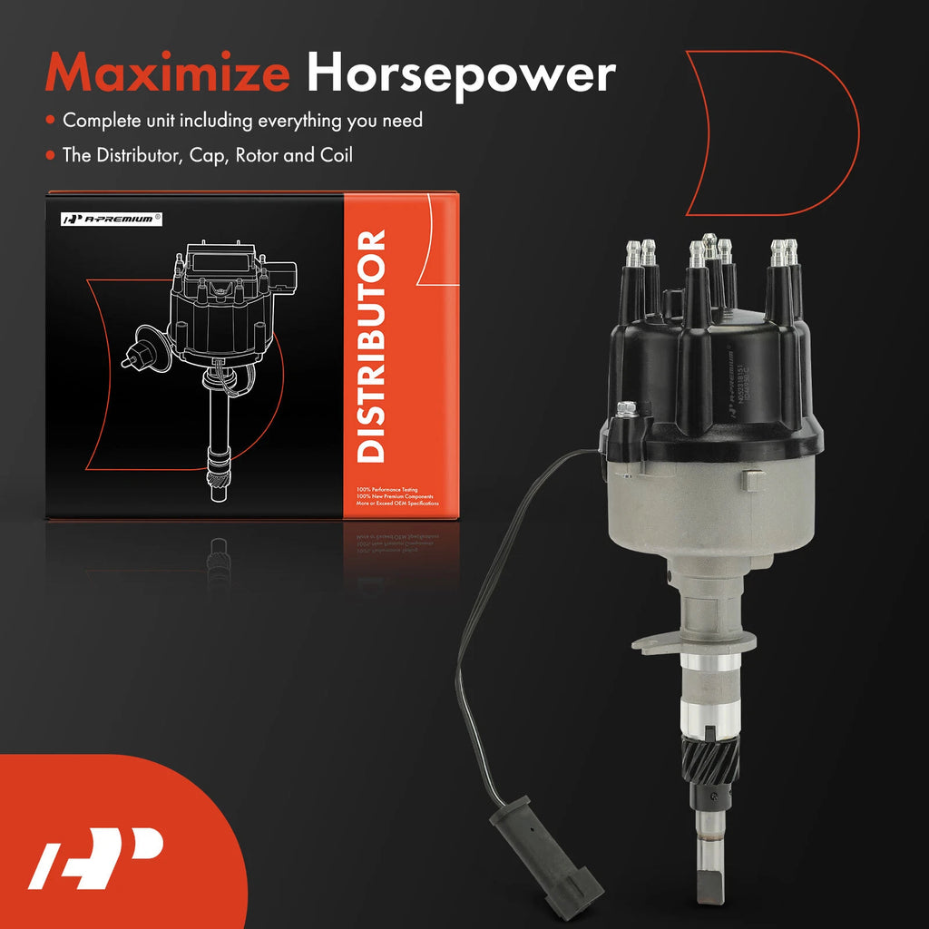 Ignition Distributor with Cap & Rotor for Jeep Cherokee Wrangler (1998-2002)