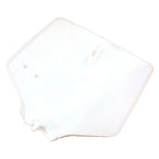 White Front Plastic Number Plate for KLX110 (2002–2023)