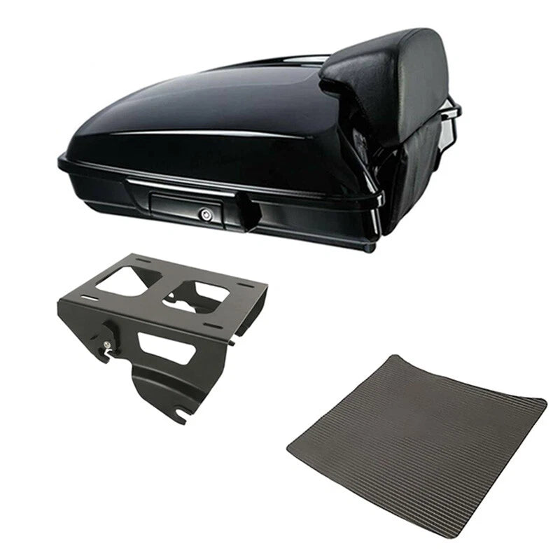 Razor Trunk Backrest Solo Mount Rack for Harley Touring Street Glide (2014–2026)