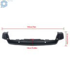 Front Bumper Split for Chevy Silverado 1500 (2022-2024) Black Steel