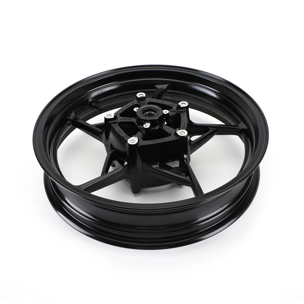 Black Front Wheel Rim for Kawasaki EX650 Ninja 650 Z650 Z900 (2017–2020)