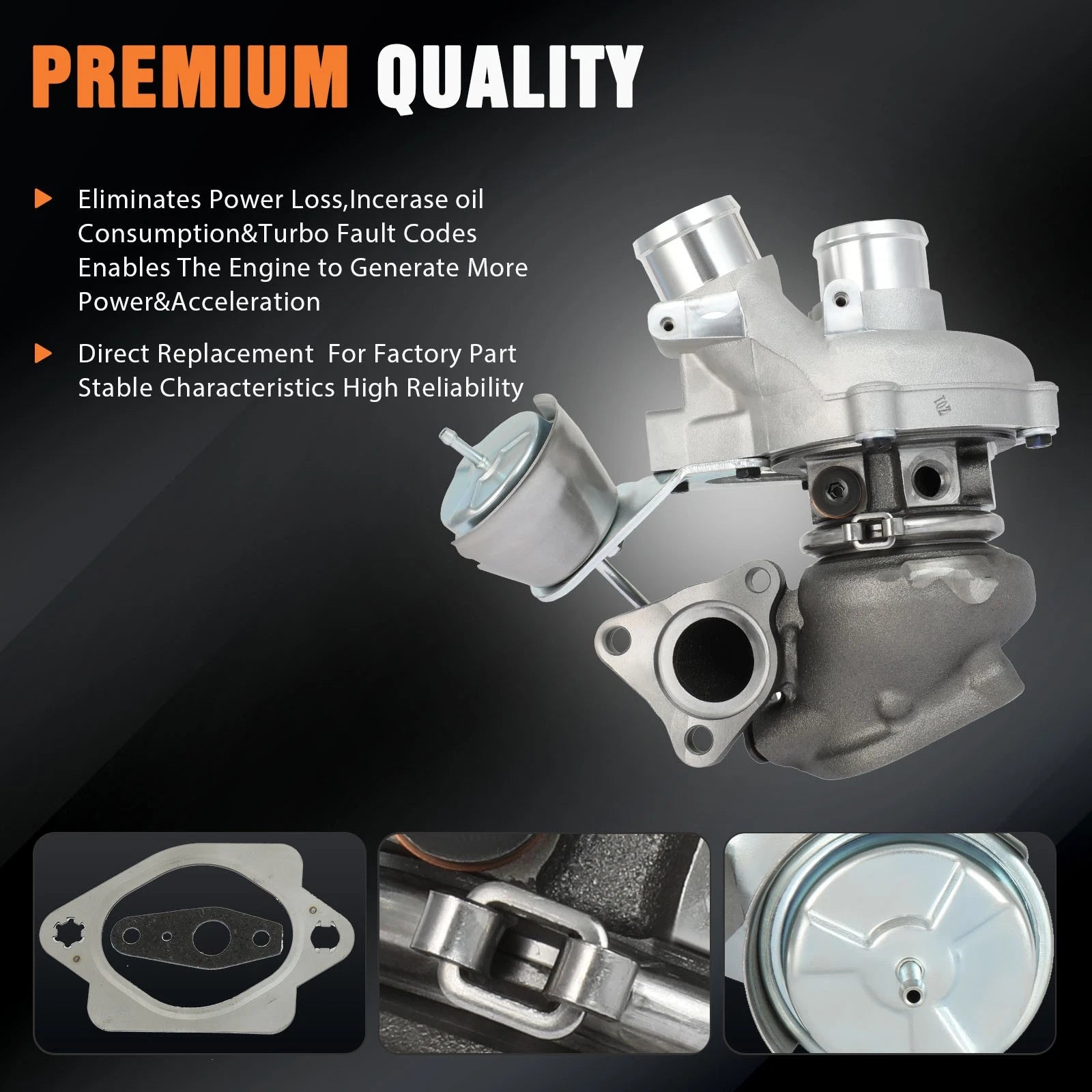 Turbocharger for Ford Transit-350 (2015-2022) Left Side