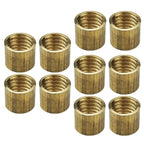 Set of 10 Brass Tips for Cue Repairs