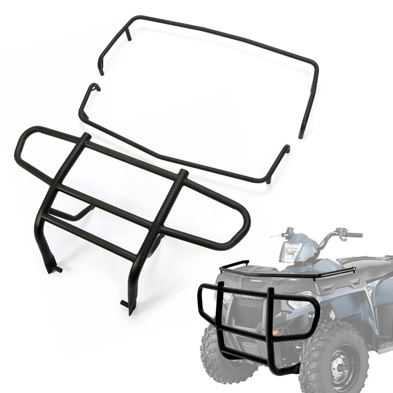 Front Brush Guard Storage Rack Kit for Polaris Sportsman 90/110 (2007-Current)