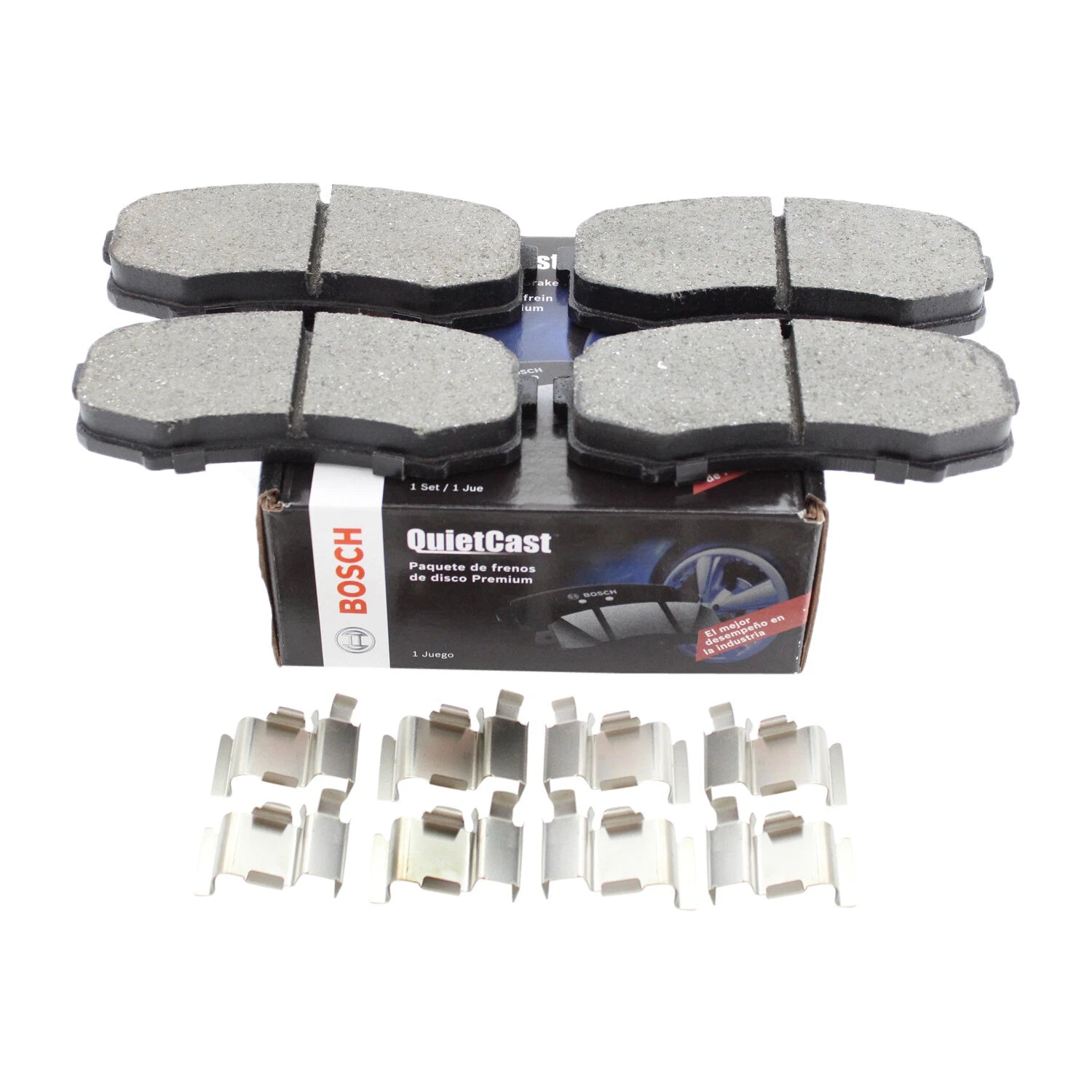 Bosch QuietCast Rear Ceramic Brake Pads Set for GX460 4Runner Sequoia (2010–2023)