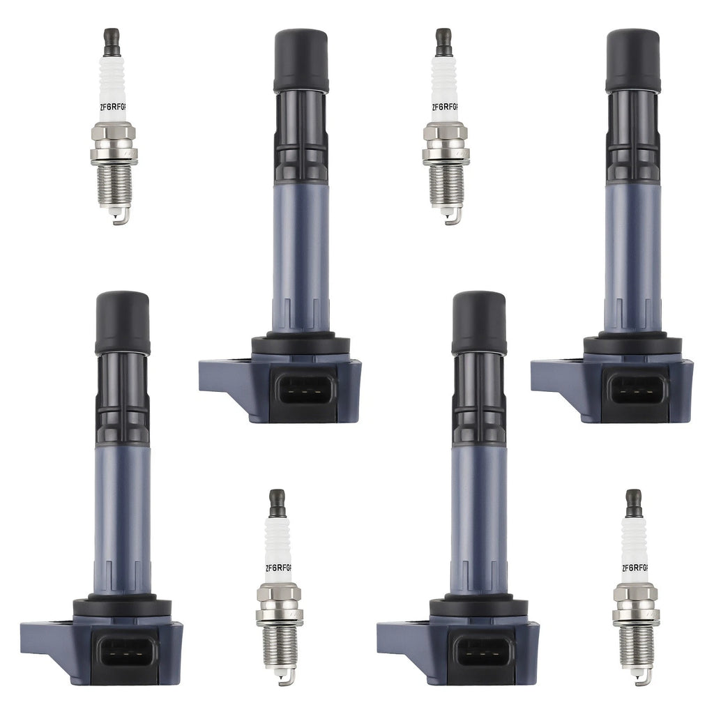 4X Ignition Coils & Spark Plugs for Acura EL 1.7L (2001–2005) UF400