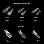 270pc Electrical Wire Crimp Connectors Male Female Spade Assortment