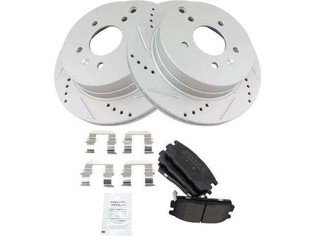 Rear Brake Pad and Rotor Kit for Suzuki XL7 (2007–2009) TR215NR