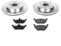 Rear Brake Pad and Rotor Kit for Mazda Tribute (2005–2006, 2008) KX131SC