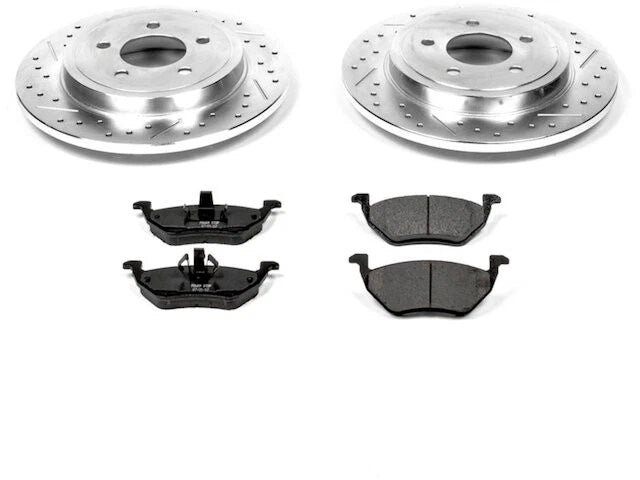Rear Brake Pad and Rotor Kit for Mazda Tribute (2005–2006, 2008) KX131SC