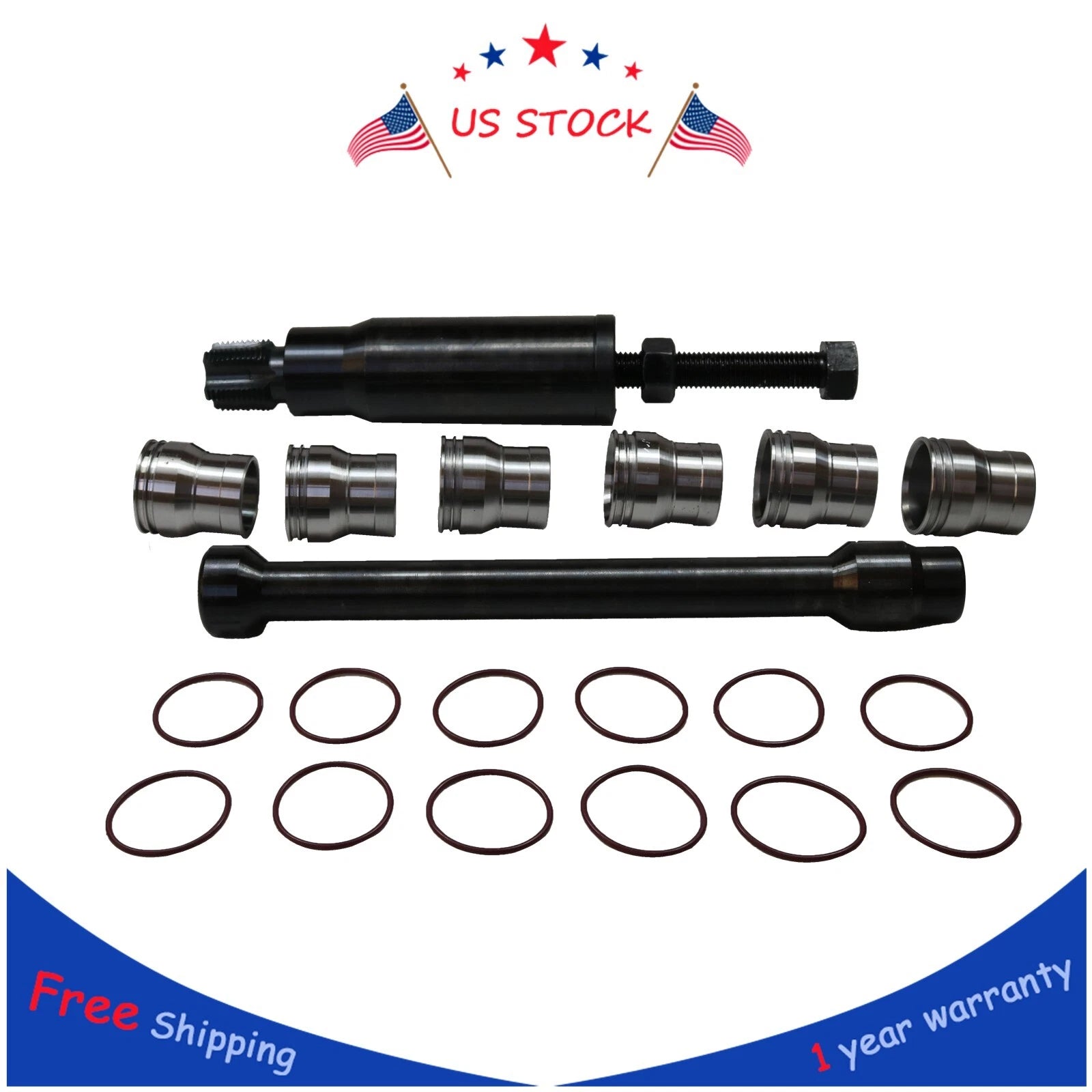 Injector Sleeve Cup Removal Tool Kit for Caterpillar 3126B C9 C7 
