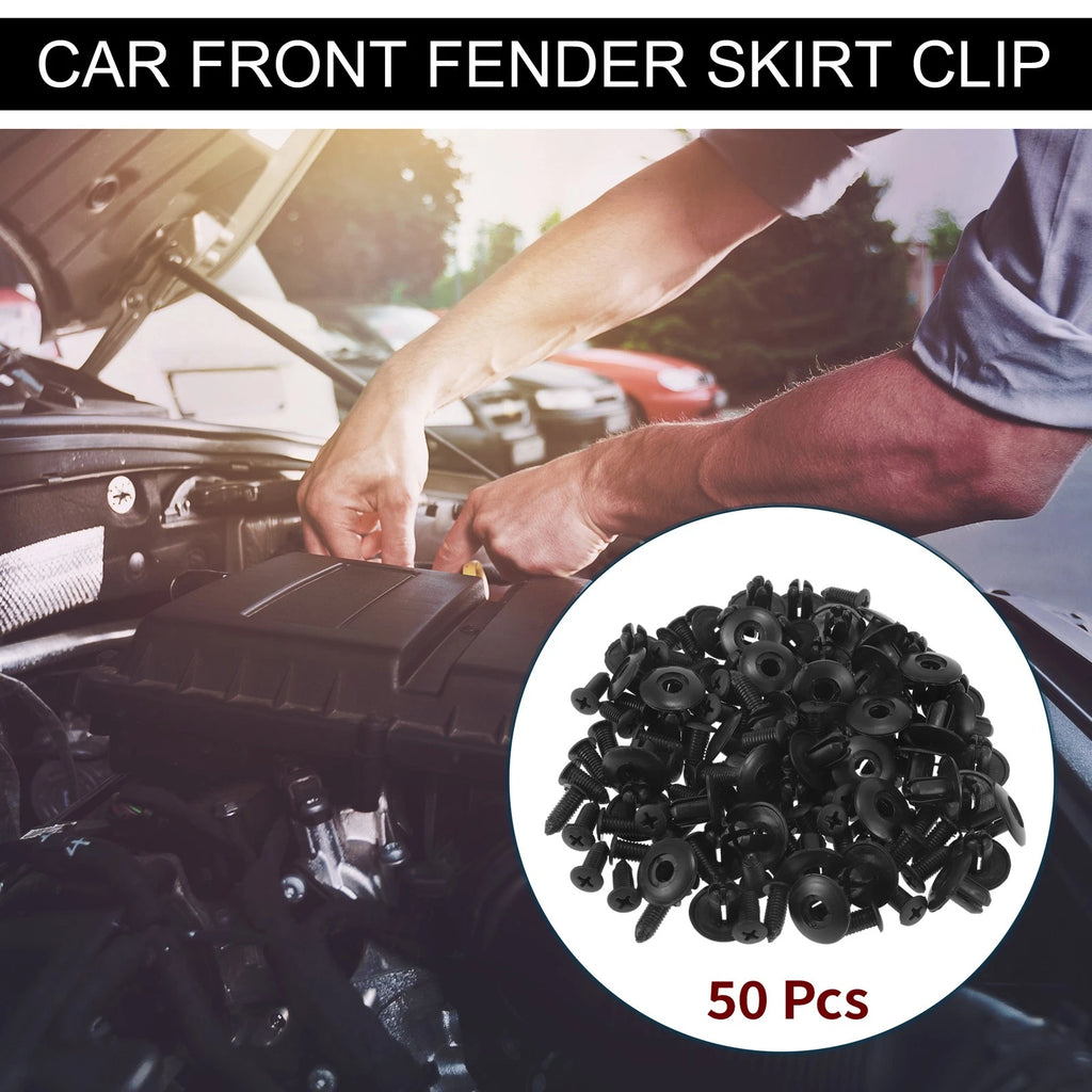 50 Pcs Front Fender Skirt Clip for Kia Soul 2010–2019, Kia Spectra
