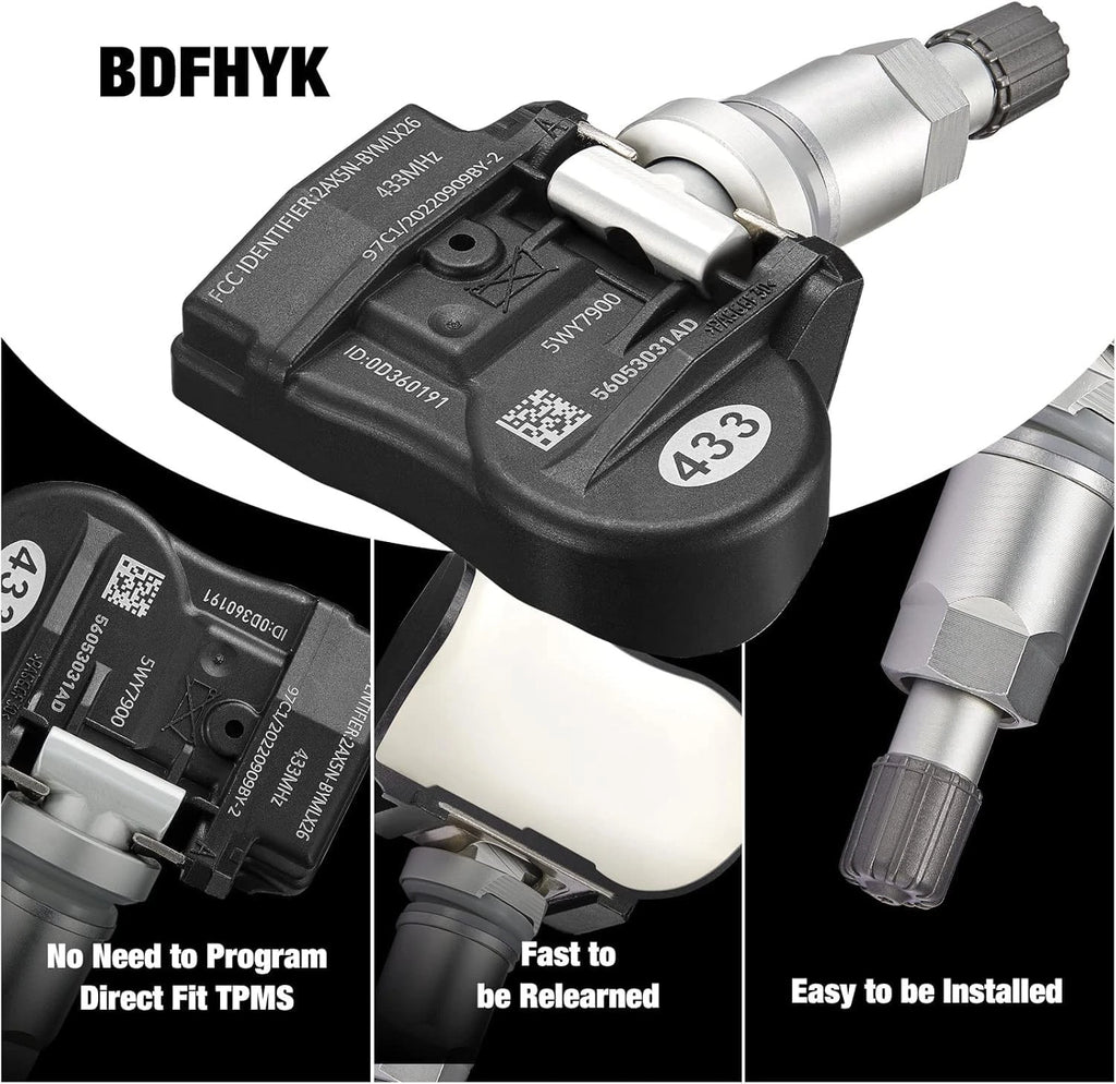 TPMS Sensor for Chrysler Dodge Jeep (2011-2019)
