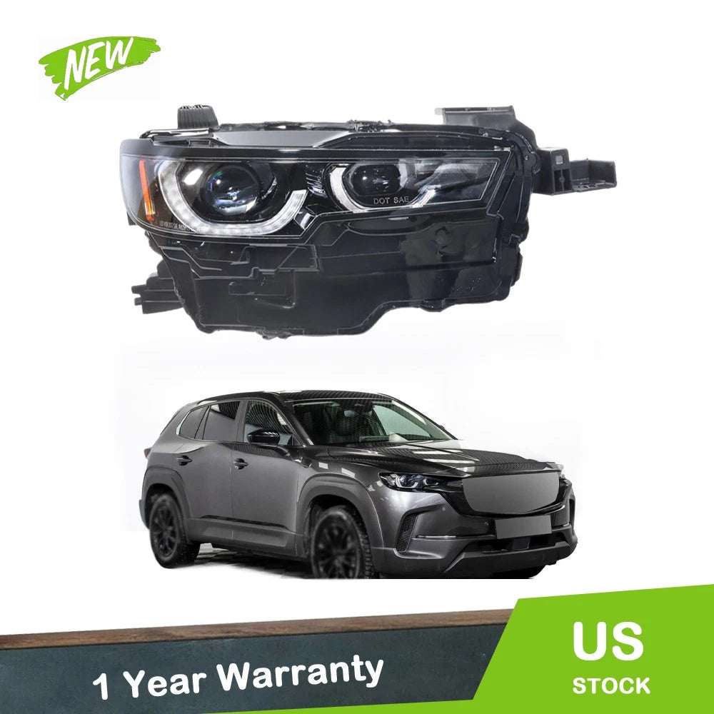 Passenger Headlight Clear Lens LED for Mazda CX-50 (2023–2024)
