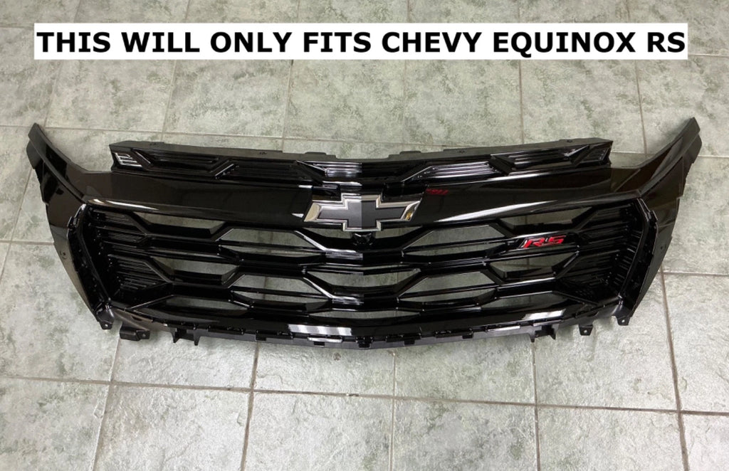 Bumper Grille for Chevy Equinox RS (2025–2026) BLACK 26530363