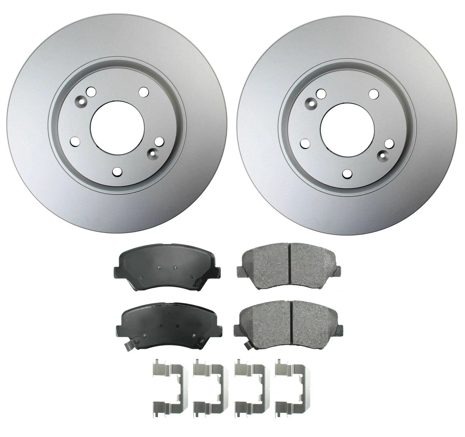 Front Brake Kit (ProAct Pads & Disc Rotors) for Hyundai Santa Fe, Kia Sorento