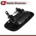 Exterior Door Handle for Hyundai Elantra Rear Left Black ABS (2011-2016)