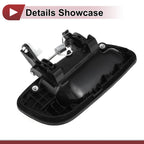 Exterior Door Handle for Hyundai Elantra Rear Left Black ABS (2011-2016)