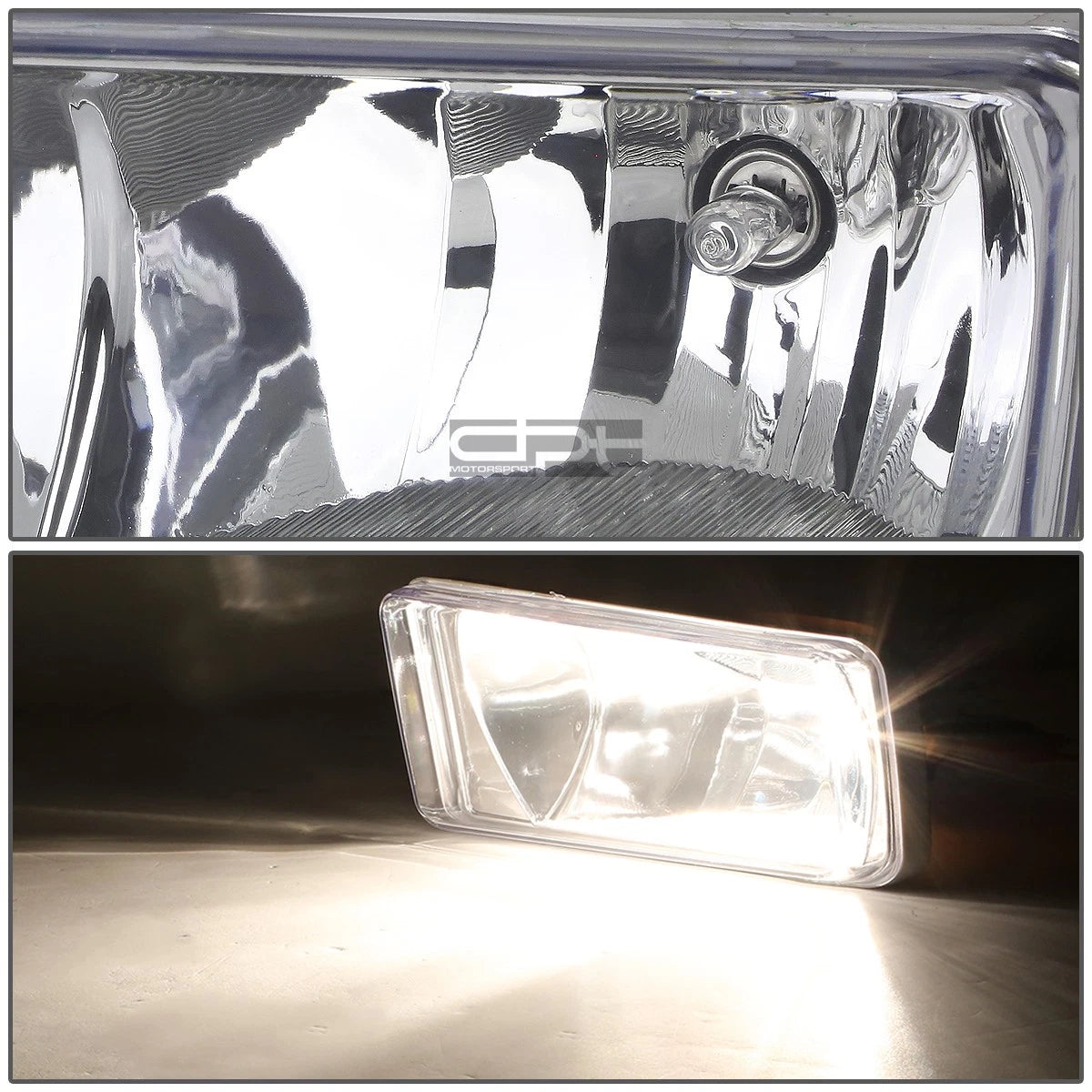 Clear Lens Bumper Fog Lights for Silverado Tahoe Suburban (2007–2015)