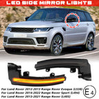 Amber Turn Signal LED Side Mirror Lights Lamps for Range Rover (2013–2020)