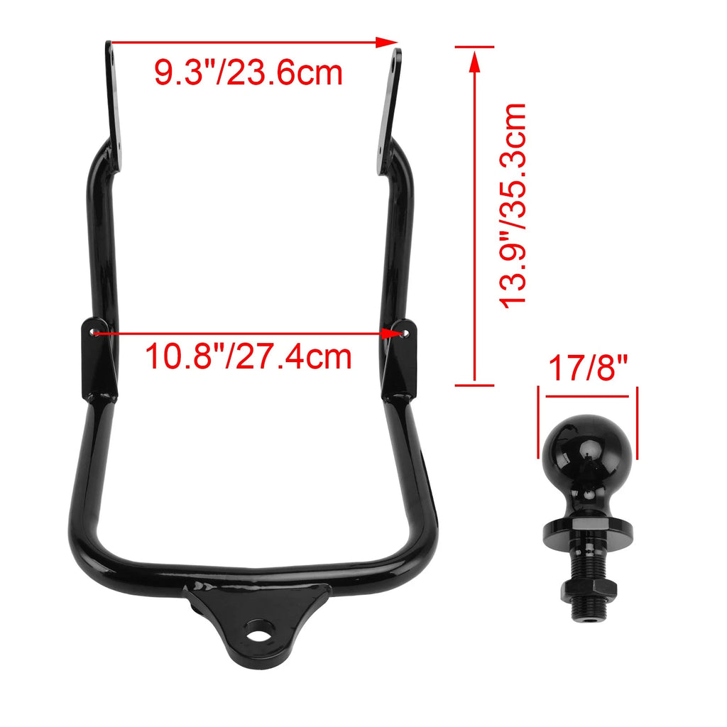 Receiver Trailer Tow Hitch for Harley Touring Electra Street Glide FLHX (2009–2023) Black