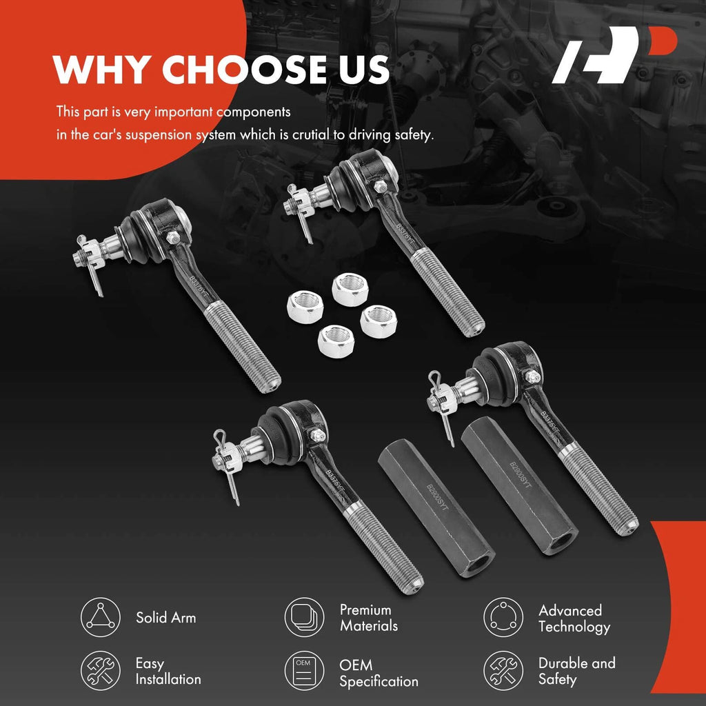 6X Tie Rod End Kit for Nissan Pickup (1995–1997) 4WD