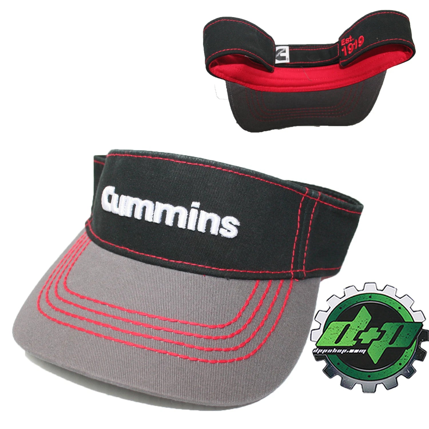 Contrast Visor Chino Twill Cap for Truck Diesel (Adjustable)