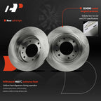 Rear Disc Brake Rotors & Ceramic Pads for Hyundai Entourage Kia Sedona (2007–2010)