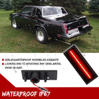 2X Smoke Lens Red LED Rear Side Marker Lights for Oldsmobile Cutlass (1981–1988)