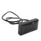 12V Digital LED Display Voltmeter Gauge for Motorcycle - Green