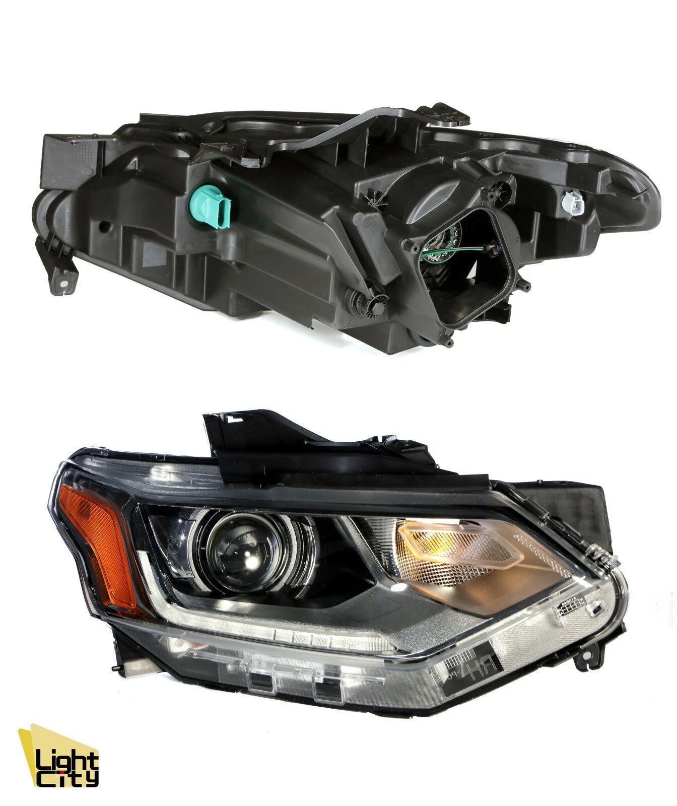 HID Headlight w/LED DRL Projector for Chevy Traverse (2018–2021)