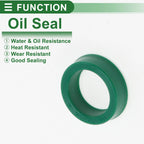 Set of 5 Oil Seal Ring 10x14x4mm for Rotary Shaft (High Pressure)