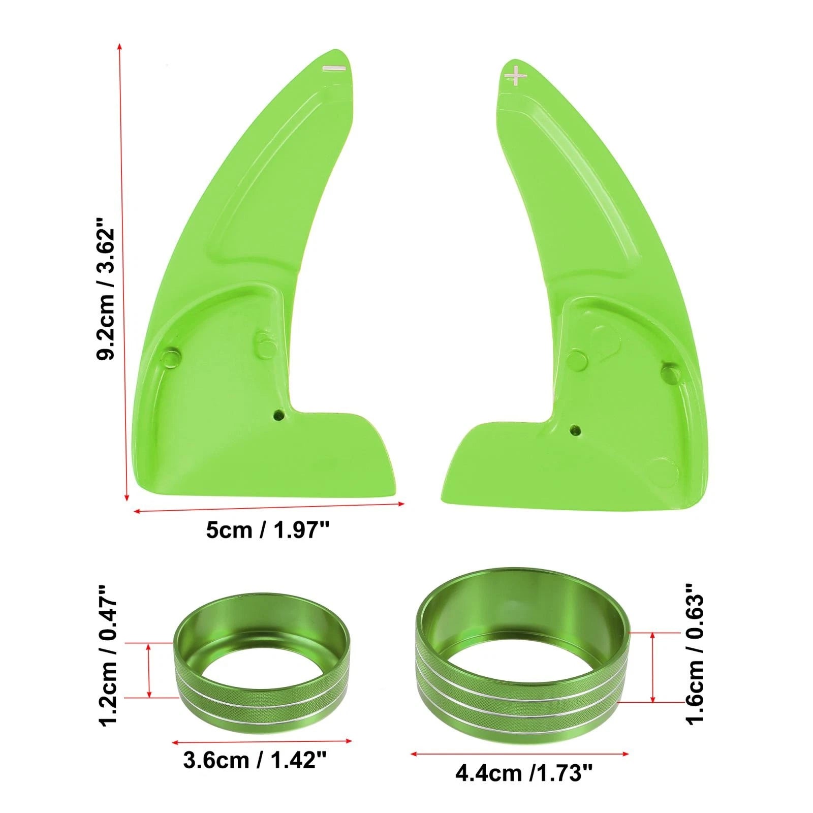 Steering Paddle Shifter & AC Volume Knob Cover Trim for Dodge Charger (2011–2023)