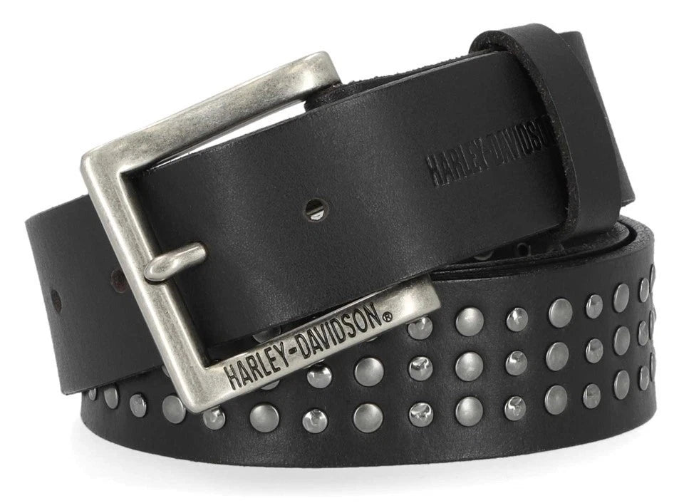 Genuine Leather Belt for Harley-Davidson (Men's, Black)