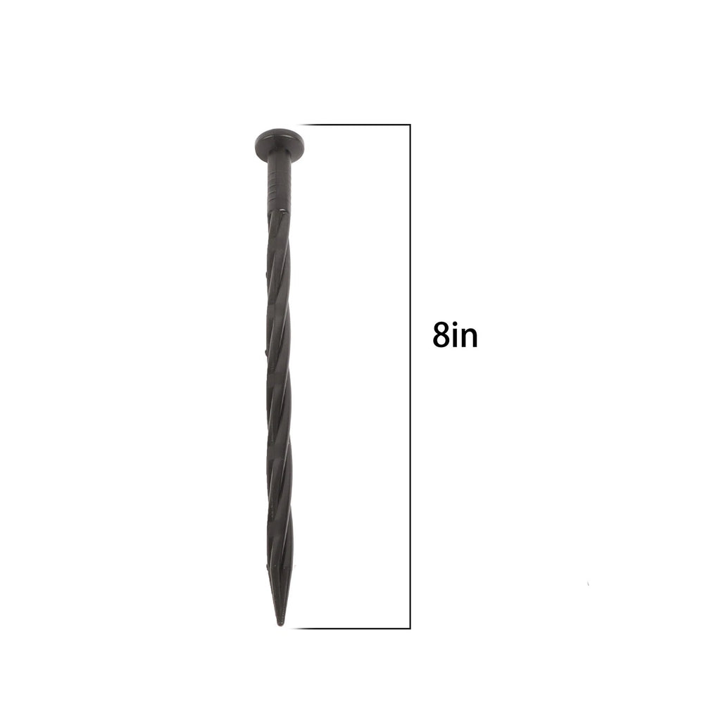 Set of 300 Spiral Pointed Garden Stakes for Landscape Edging