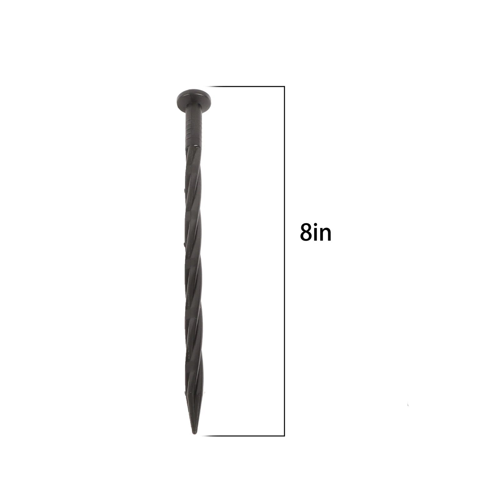 Set of 300 Spiral Pointed Garden Stakes for Landscape Edging