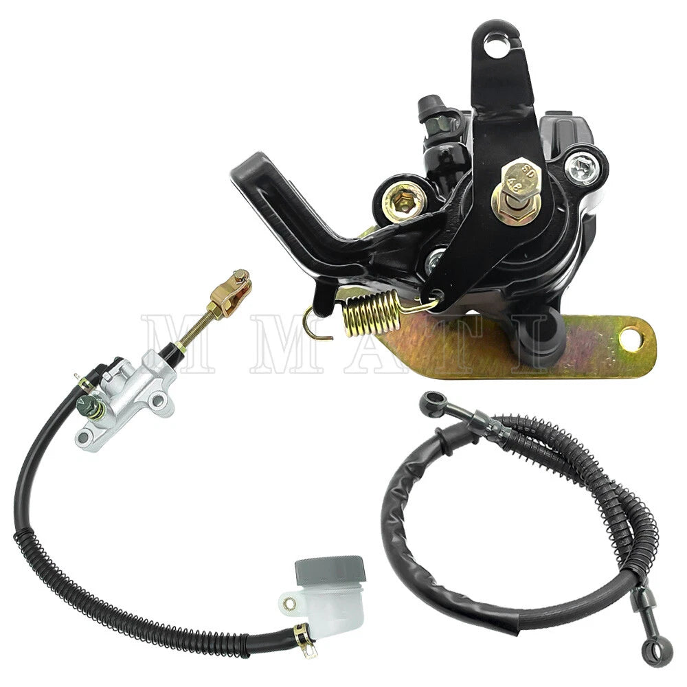 Rear Brake Caliper & Master Cylinder w/Hose for Yamaha Warrior 350 (1987–2004)