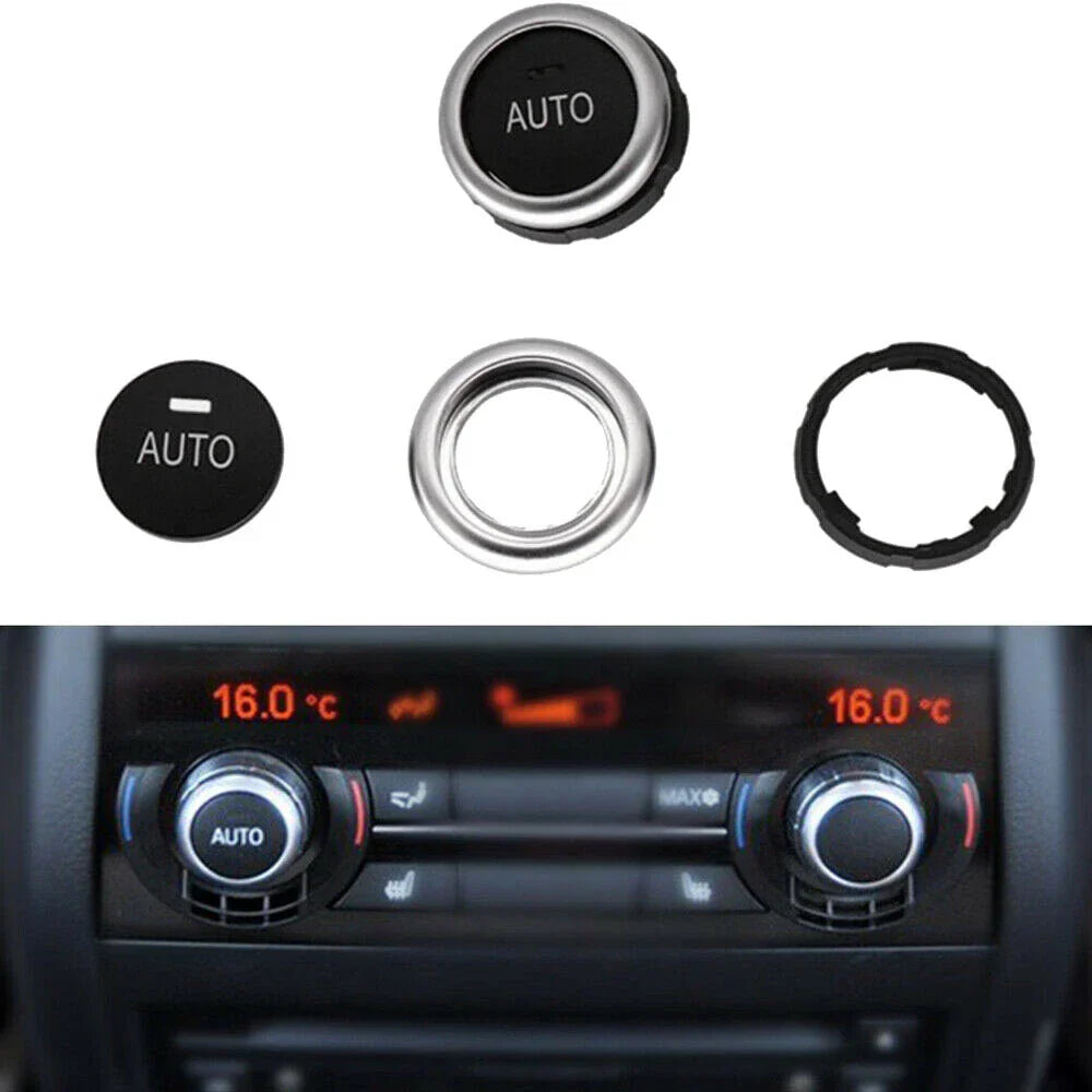 AC Climate Control Knob Cover x1 for BMW X5 X6 (2014-2018)