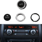 AC Climate Control Knob Cover x1 for BMW X5 X6 (2014-2018)