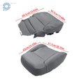 Driver Bottom Top Seat Cover for Chevy Silverado Suburban Tahoe (2014–2019) Gray