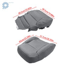 Driver Bottom Top Seat Cover for Chevy Silverado Suburban Tahoe (2014–2019) Gray