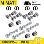 Front A-Arm Bushing Bearing Seal Kit w/ Bolt Nut for Kawasaki KFX400 (2003–2006)