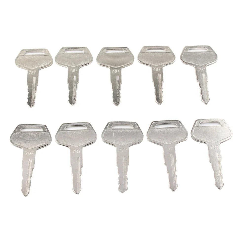 10 Pcs Ignition Keys for Komatsu Excavator Dozer Loader